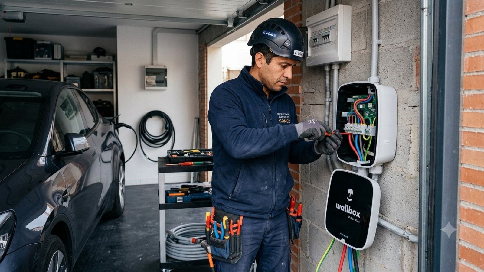 Instalación de cargador para vehículo eléctrico en Bogotá