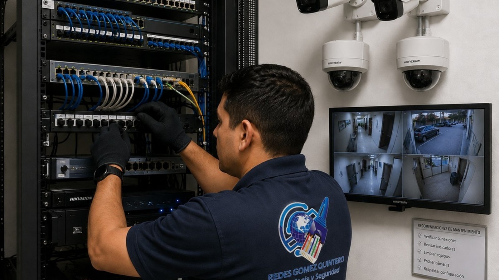 Instalación de cámaras CCTV en bodega